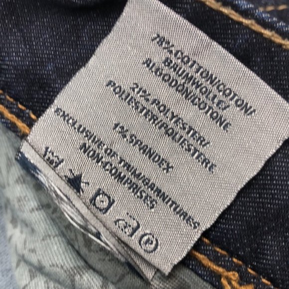 LIKE NEW VINTAGE SILVER SUKI FLARE BOOT JEANS 30x32 ⭐️ - Picture 10 of 16